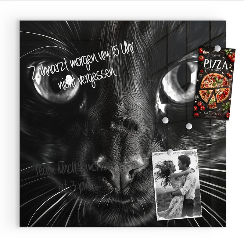 Magnettafel - Katzengesicht