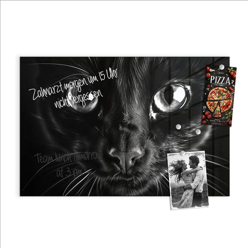 Magnettafel - Katzengesicht
