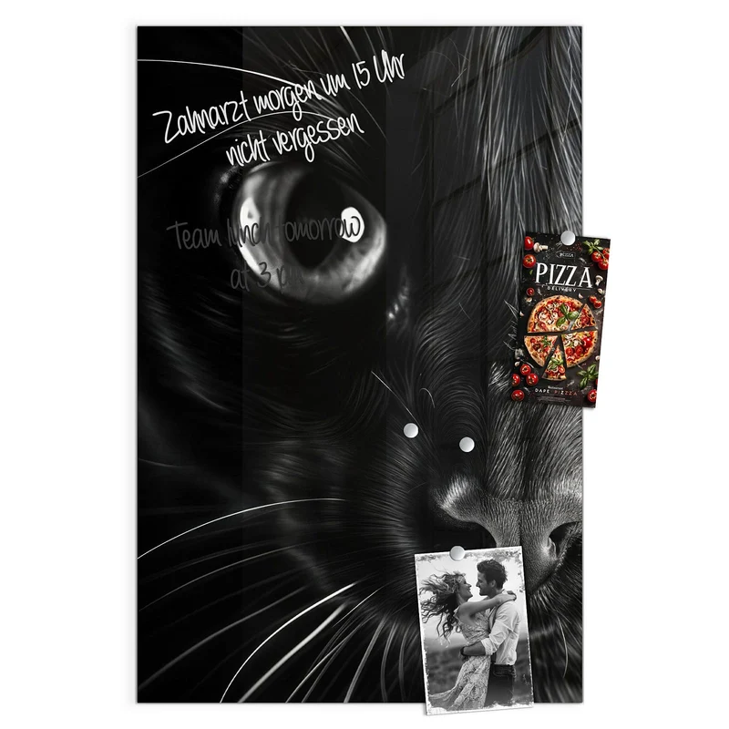 Magnettafel - Katzengesicht