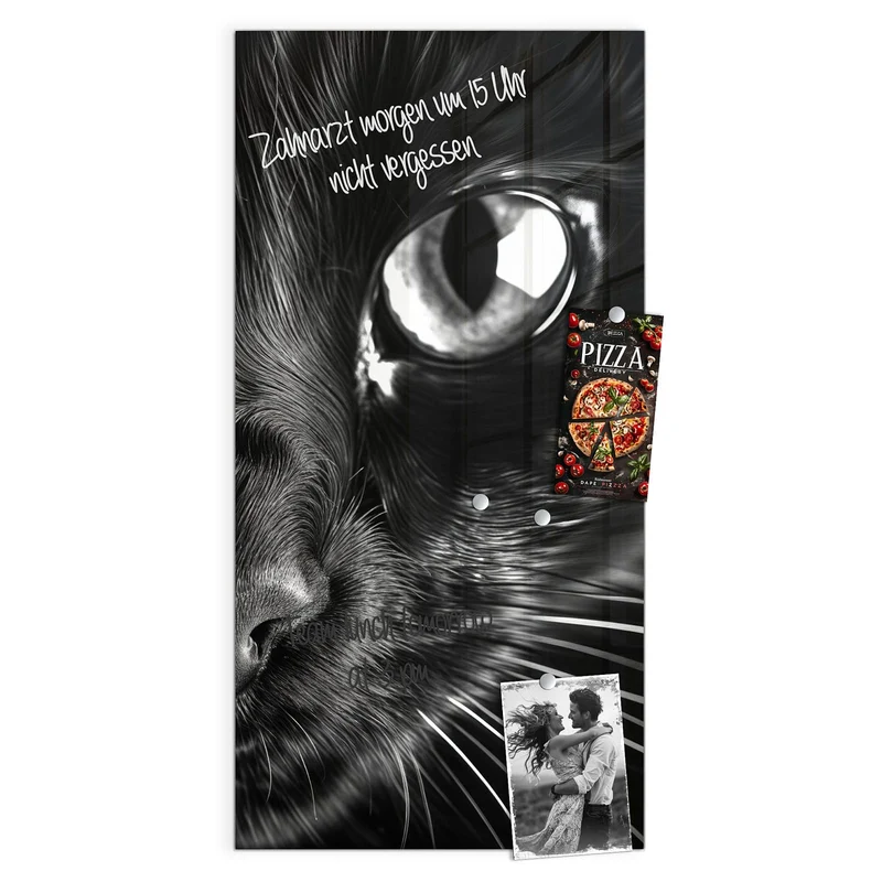 Magnettafel - Katzengesicht