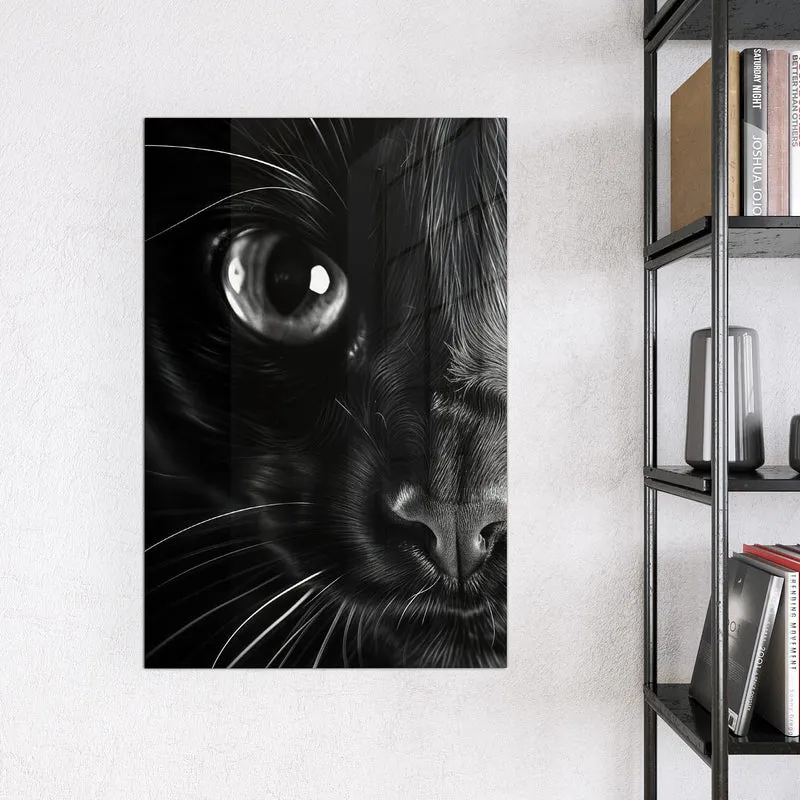 Magnettafel - Katzengesicht