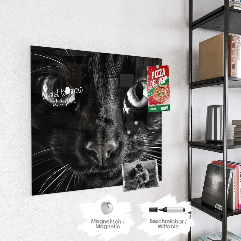 Magnettafel - Katzengesicht