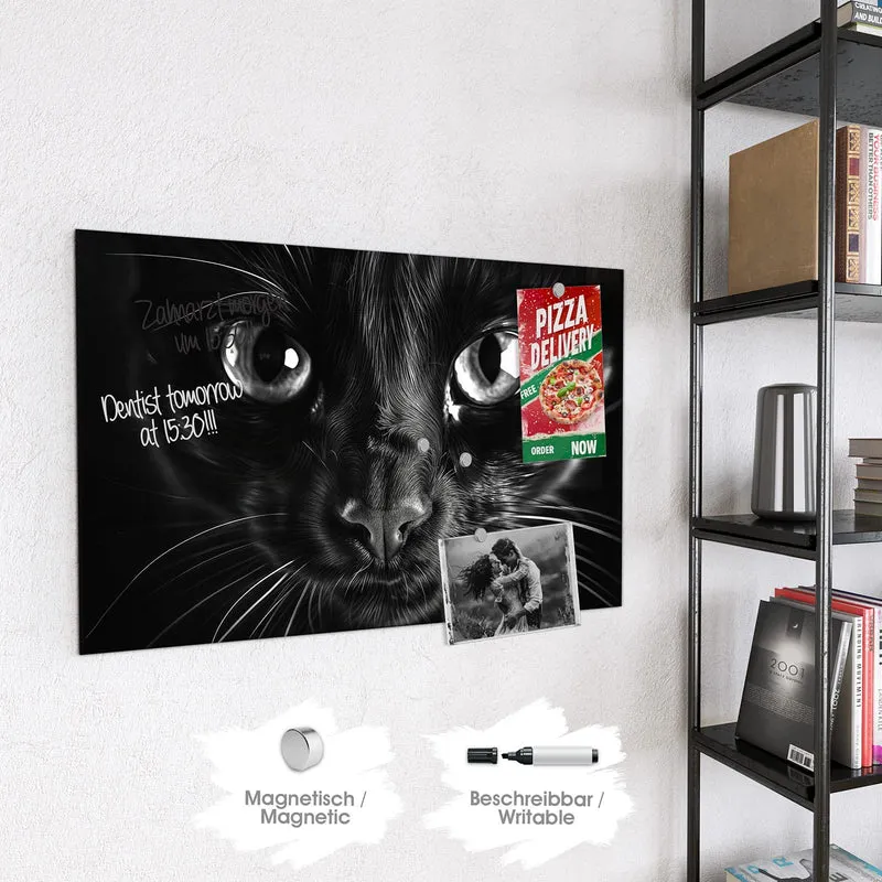Magnettafel - Katzengesicht
