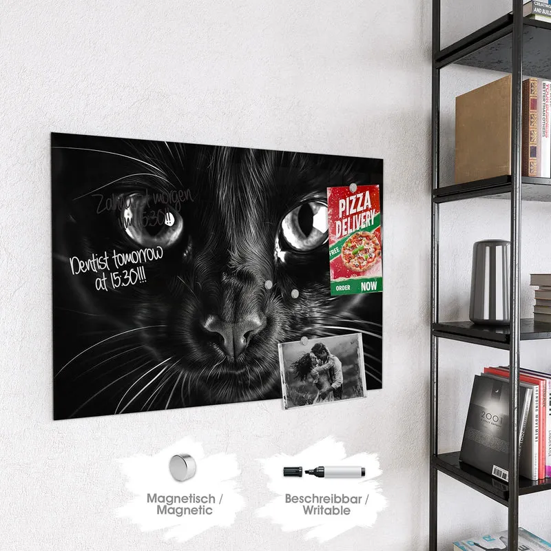 Magnettafel - Katzengesicht