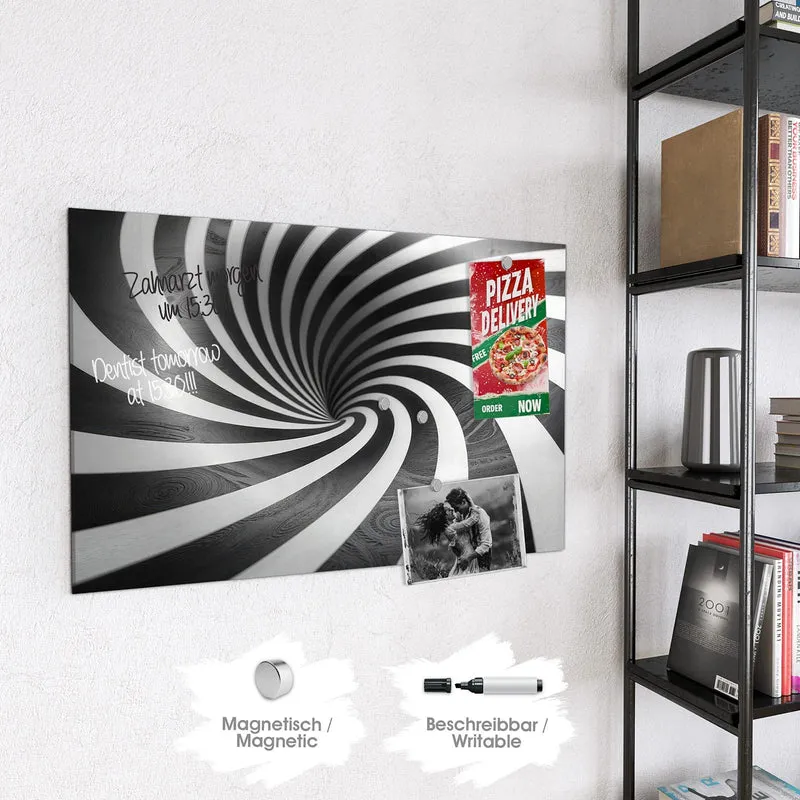 Magnettafel - Hypnotischer Strudel