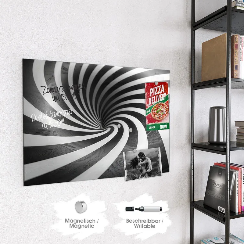 Magnettafel - Hypnotischer Strudel