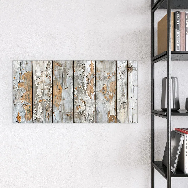 Magnettafel - Weißes Altholz