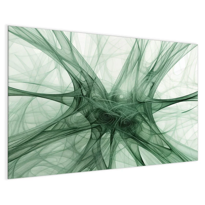 Magnettafel - Grünes Netzmuster