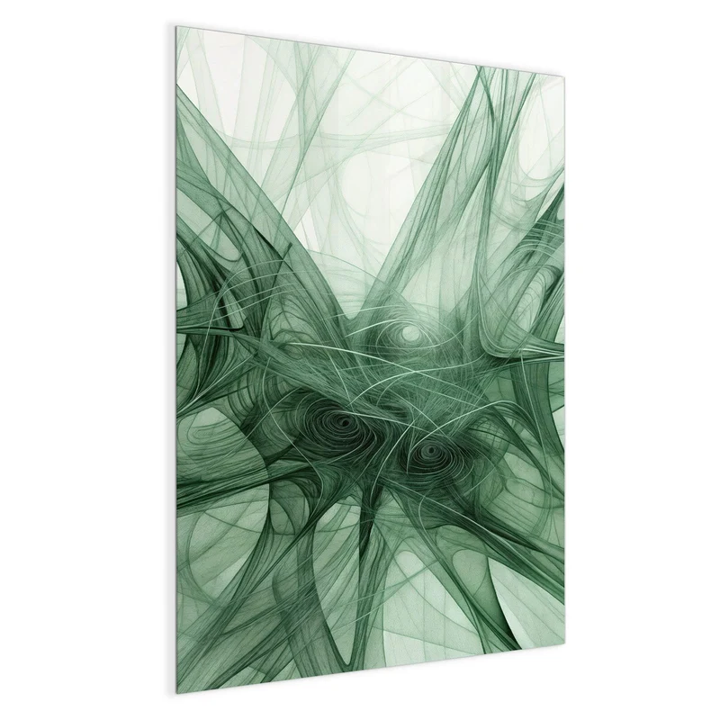 Magnettafel - Grünes Netzmuster