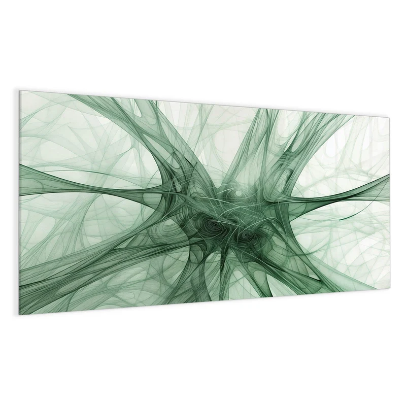Magnettafel - Grünes Netzmuster