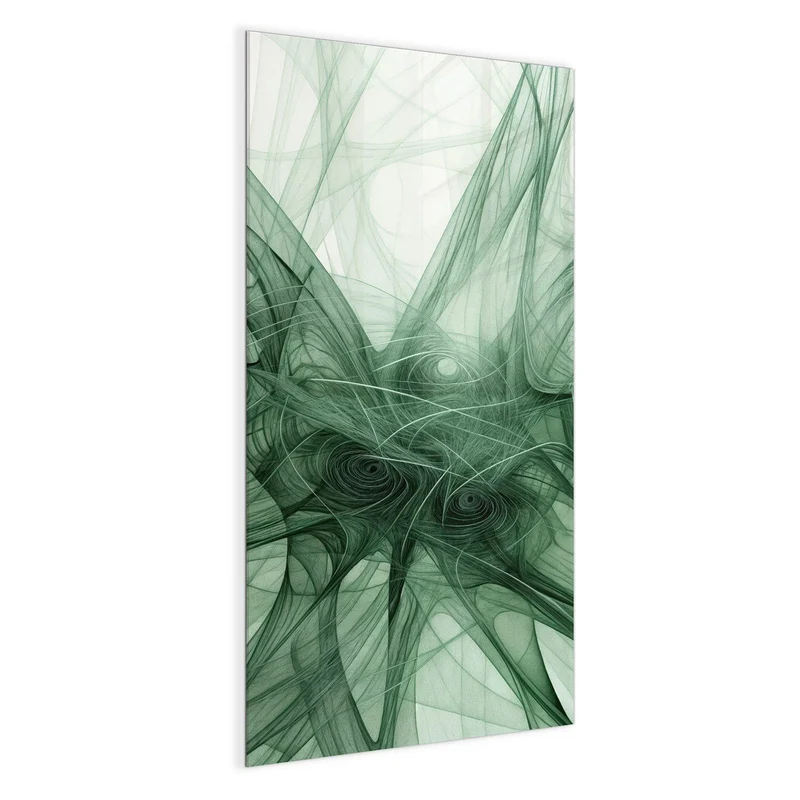 Magnettafel - Grünes Netzmuster