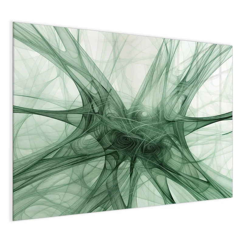 Magnettafel - Grünes Netzmuster