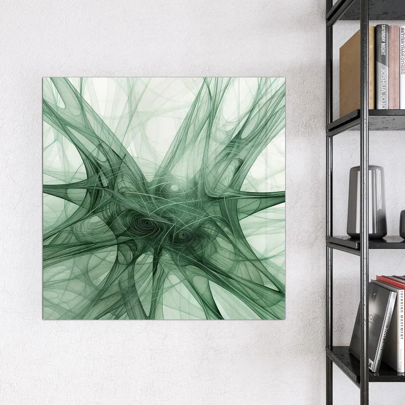 Magnettafel - Grünes Netzmuster