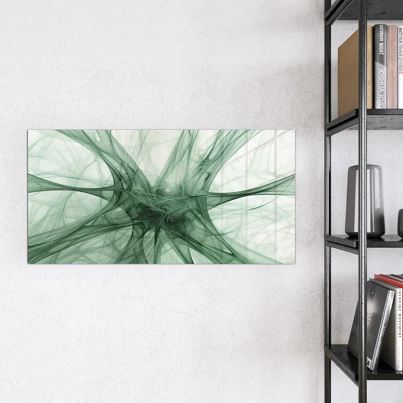 Magnettafel - Grünes Netzmuster