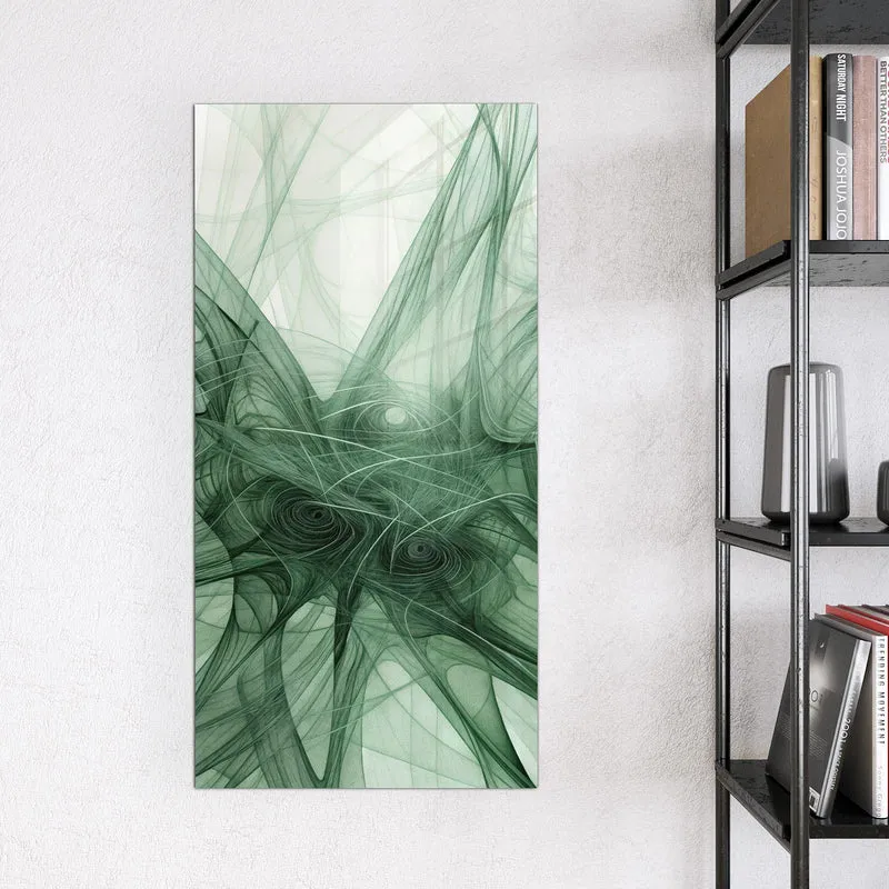 Magnettafel - Grünes Netzmuster