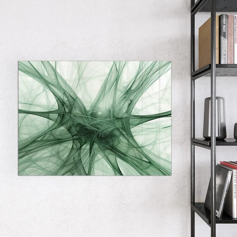 Magnettafel - Grünes Netzmuster