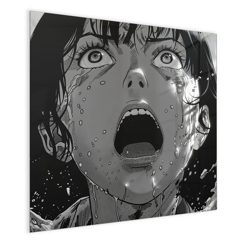Magnettafel - Manga-Schrei