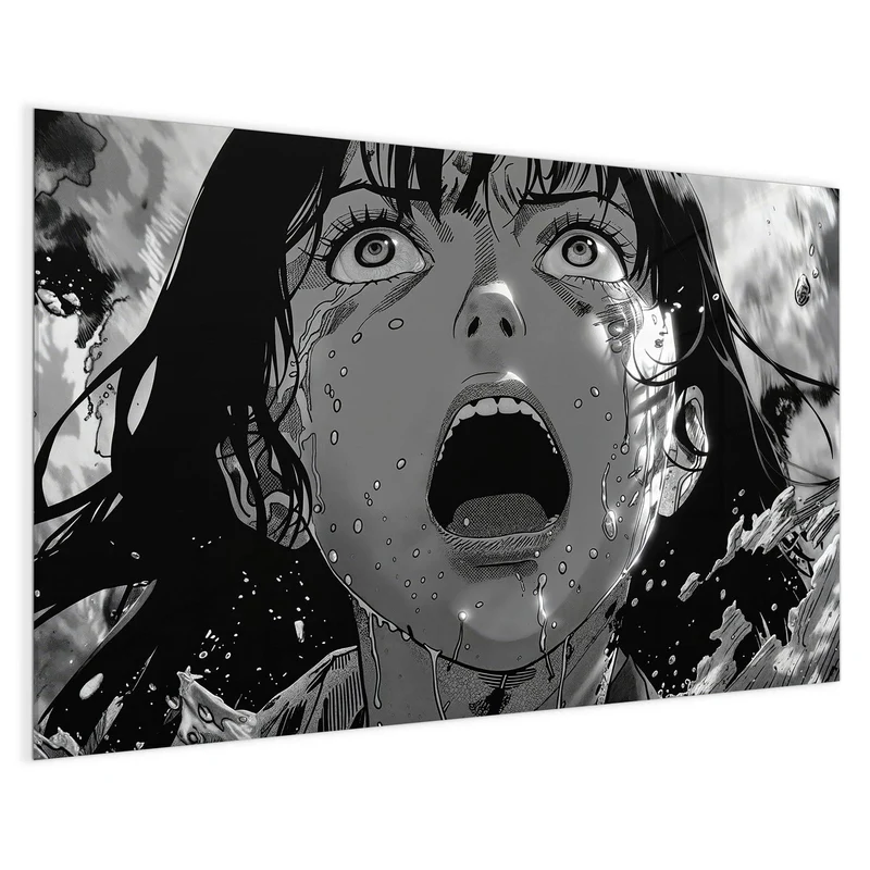 Magnettafel - Manga-Schrei