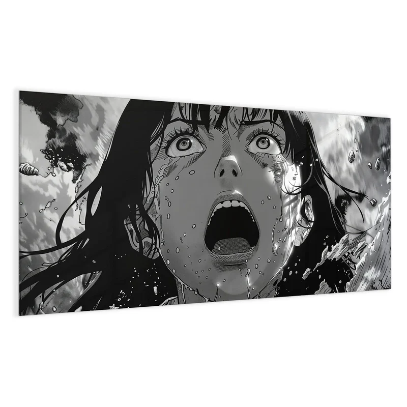Magnettafel - Manga-Schrei