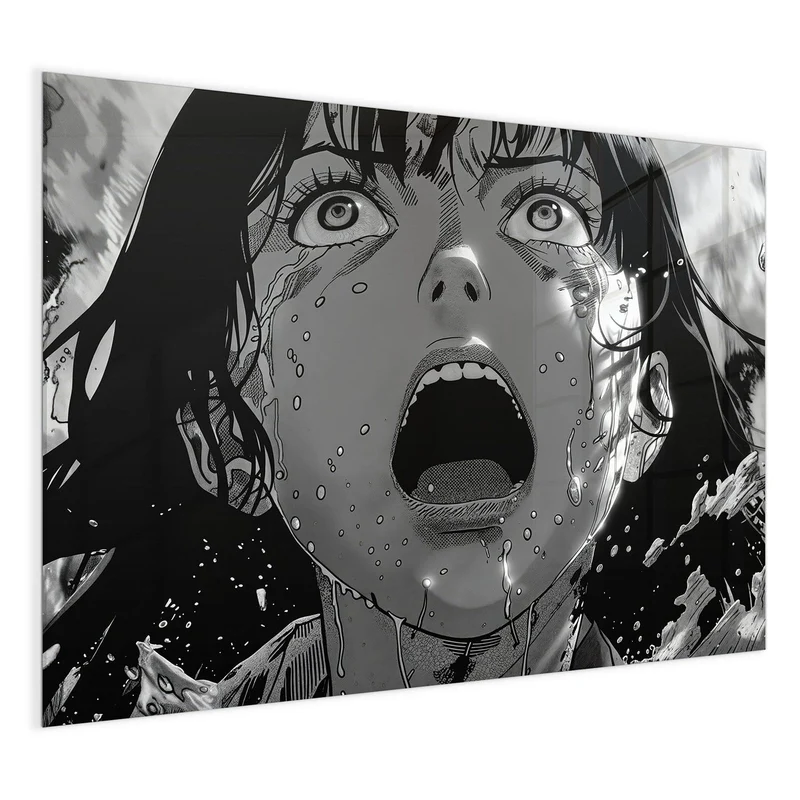Magnettafel - Manga-Schrei