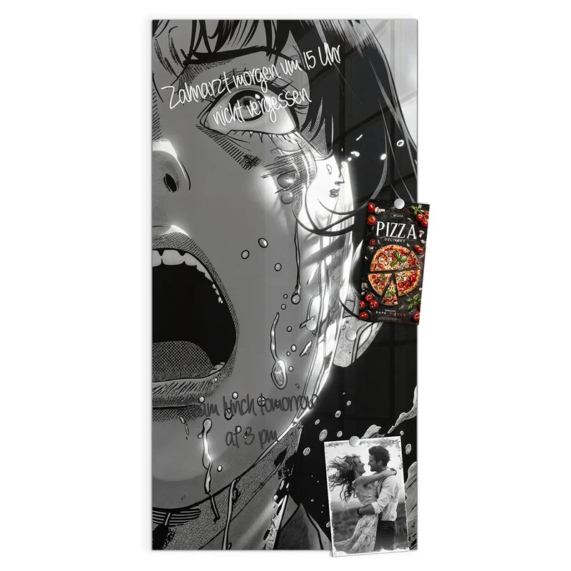 Magnettafel - Manga-Schrei