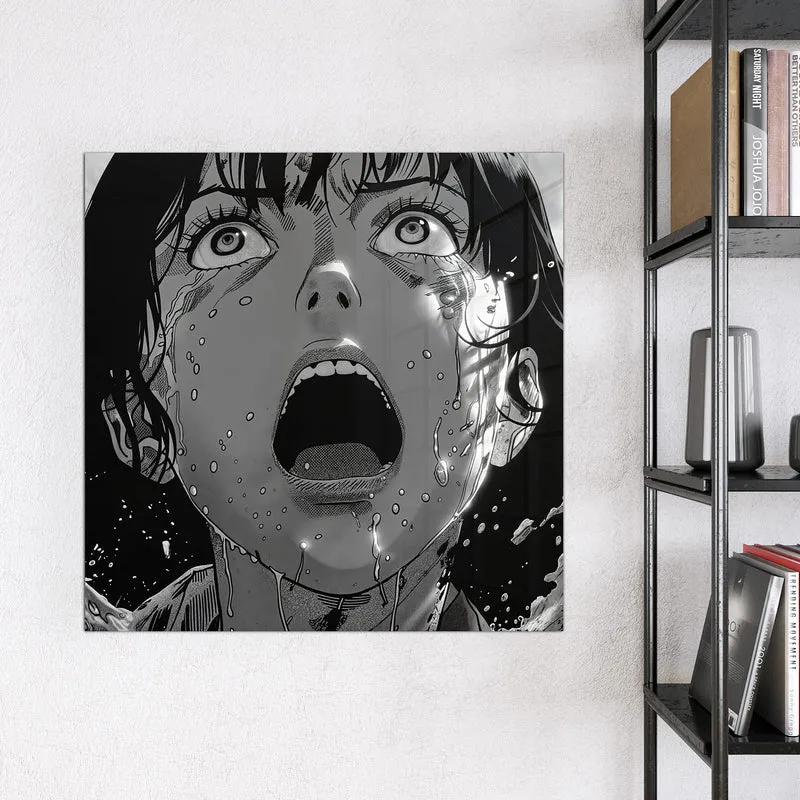 Magnettafel - Manga-Schrei