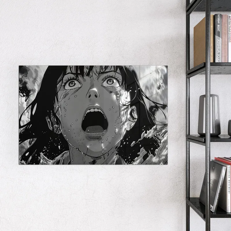 Magnettafel - Manga-Schrei