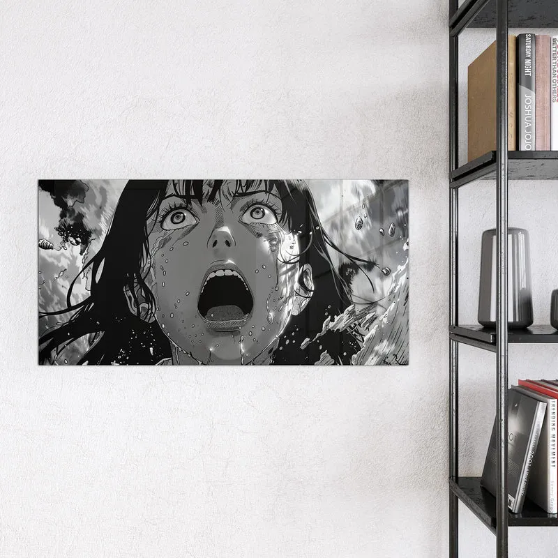 Magnettafel - Manga-Schrei