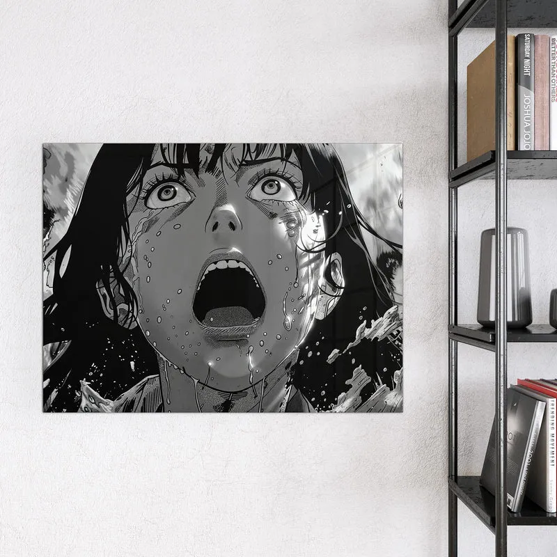 Magnettafel - Manga-Schrei
