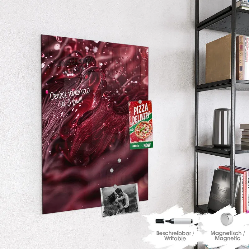 Magnettafel - Wirbelnde Flüssigkeit