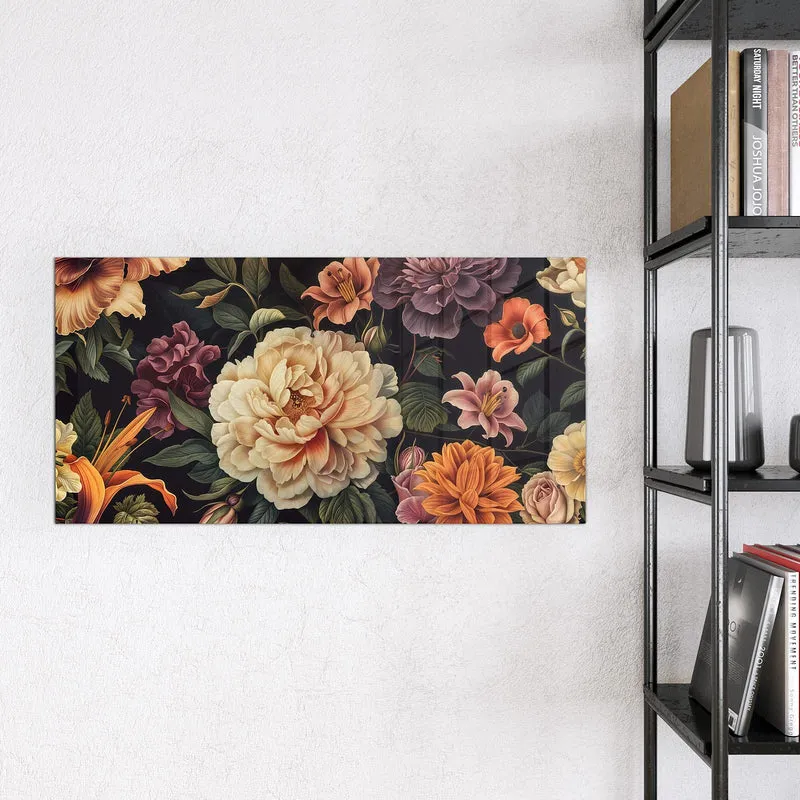 Magnettafel - Barocke Blüten