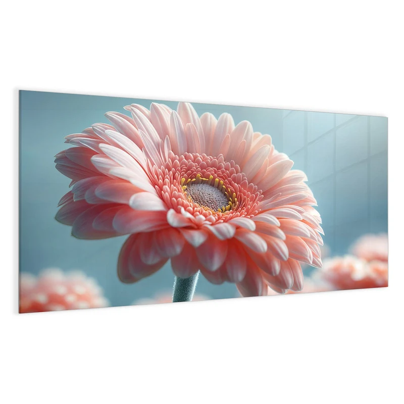 Magnettafel - Rosa Gerbera