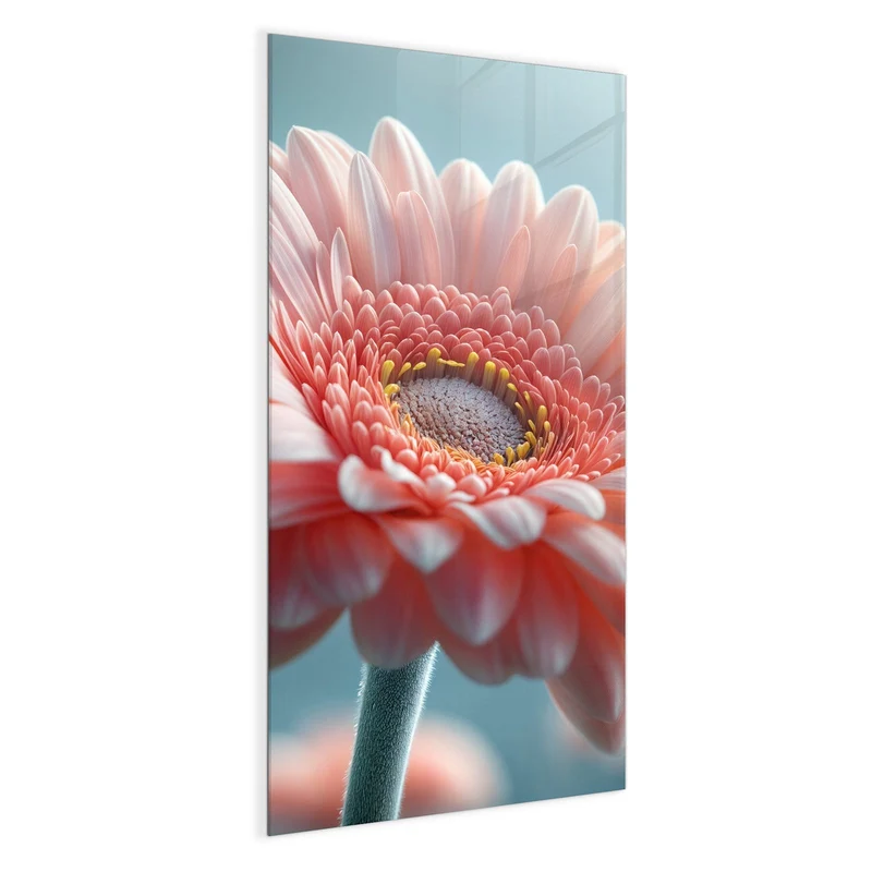 Magnettafel - Rosa Gerbera