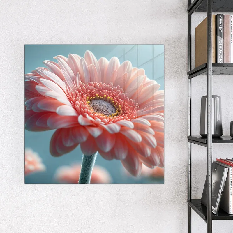 Magnettafel - Rosa Gerbera