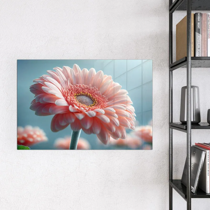 Magnettafel - Rosa Gerbera