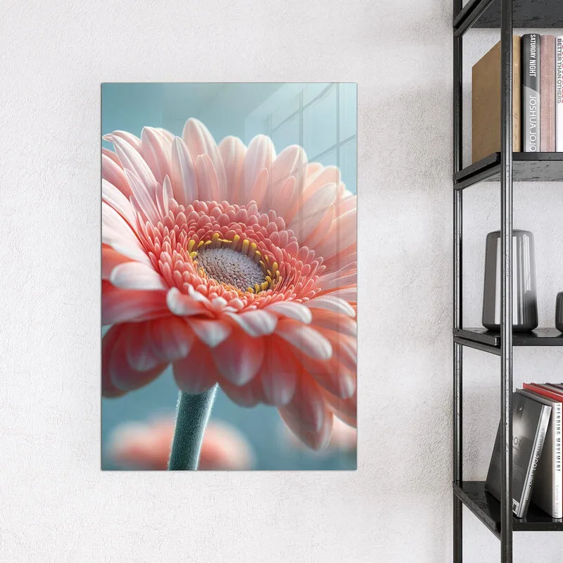 Magnettafel - Rosa Gerbera