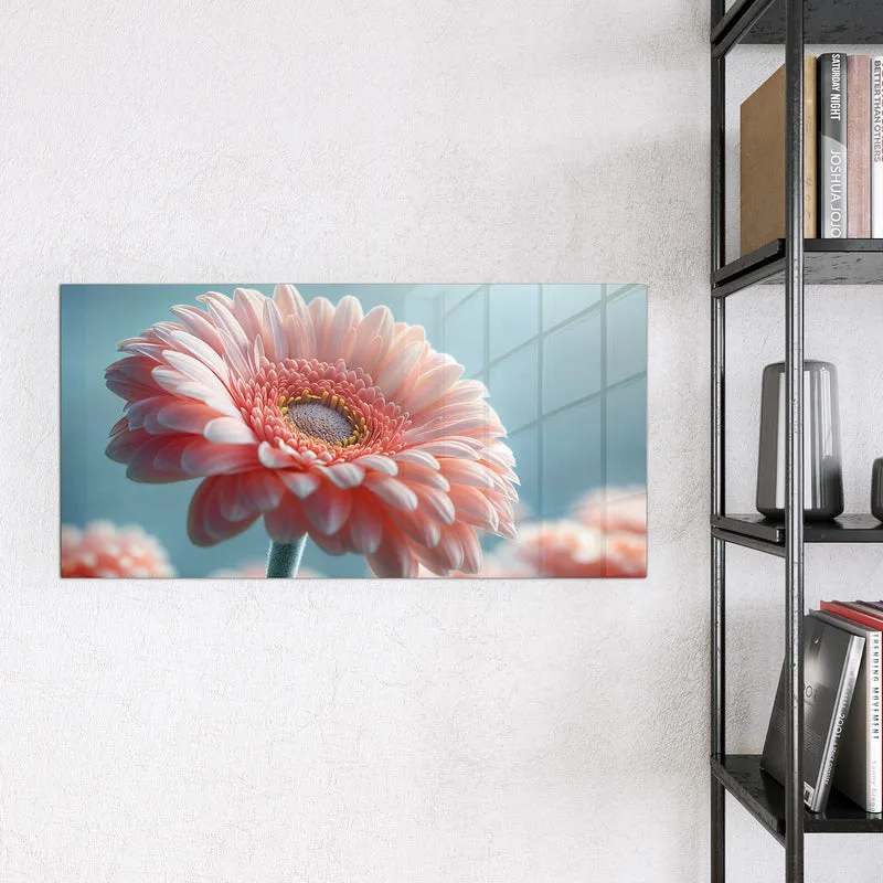 Magnettafel - Rosa Gerbera