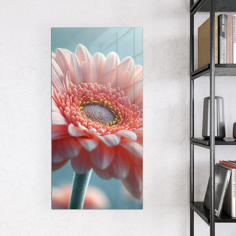 Magnettafel - Rosa Gerbera