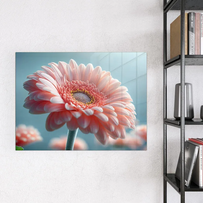 Magnettafel - Rosa Gerbera