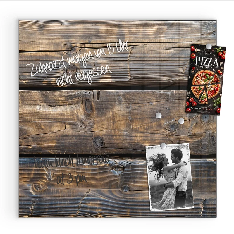 Magnettafel - Alte Holzbalken