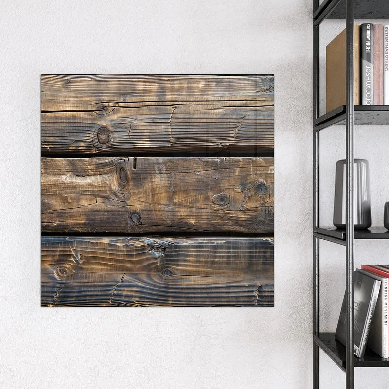 Magnettafel - Alte Holzbalken