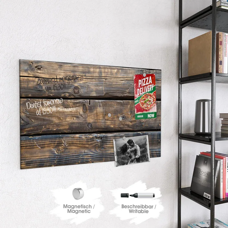 Magnettafel - Alte Holzbalken