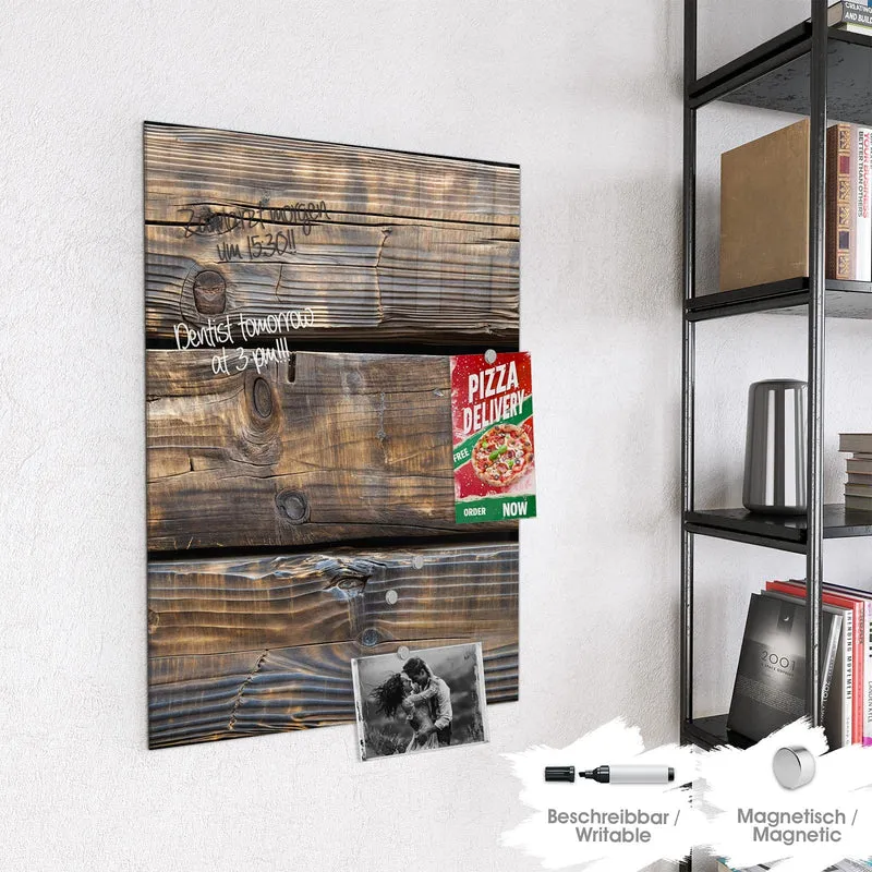 Magnettafel - Alte Holzbalken