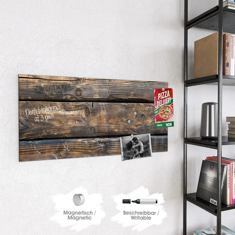 Magnettafel - Alte Holzbalken