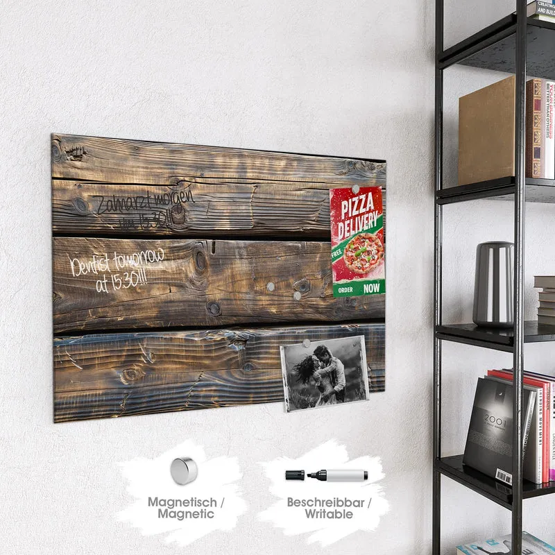 Magnettafel - Alte Holzbalken