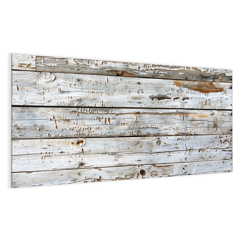 Magnettafel - Weiße Holzpatina