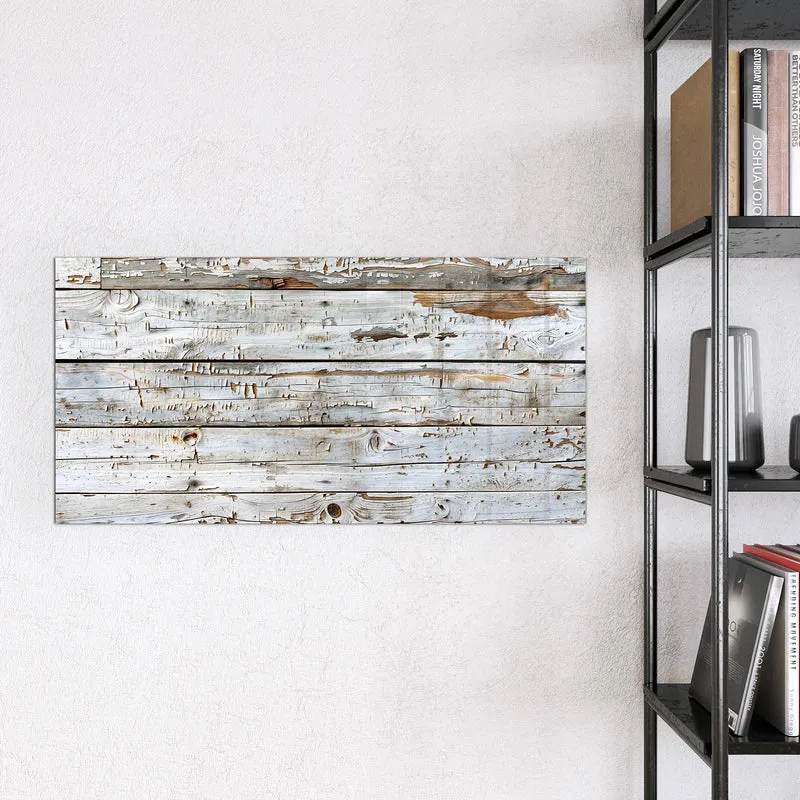 Magnettafel - Weiße Holzpatina
