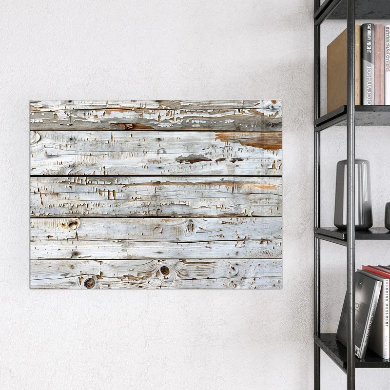 Magnettafel - Weiße Holzpatina