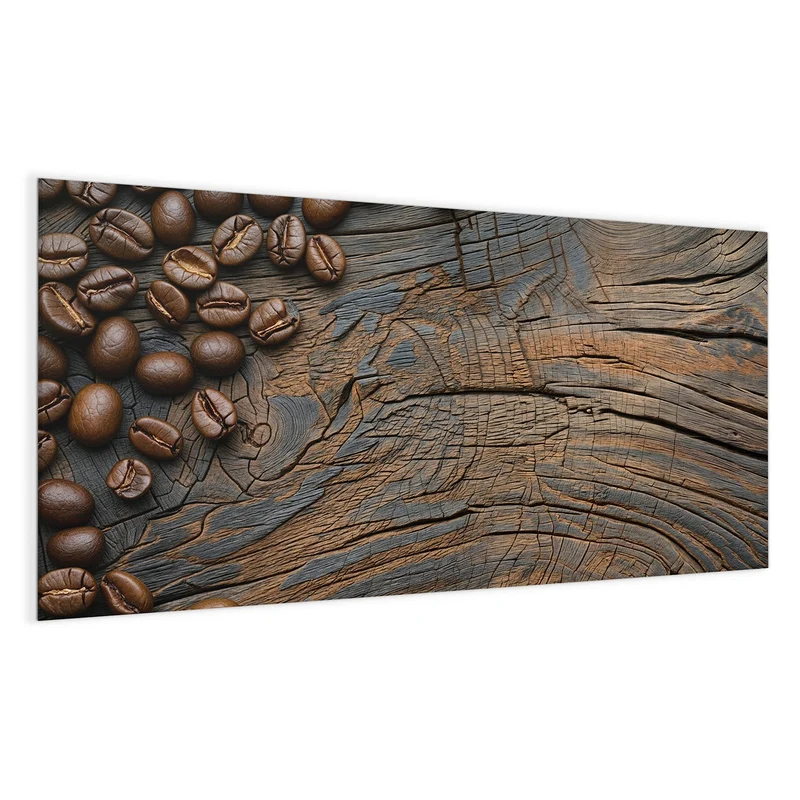 Magnettafel - Bohnenrahmen auf Holz