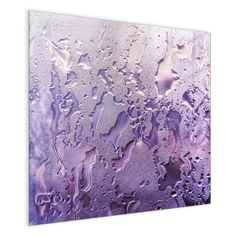 Magnettafel - Kondenstropfen in Lila